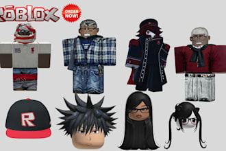 design high quality custom roblox clothing shirt pant ugc outfit and accessories