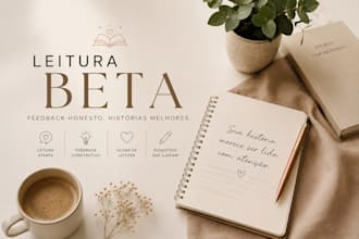 realizar leitura beta atenciosamente com feedback detalhado