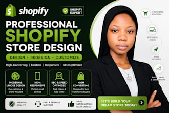 design and setup shopify store