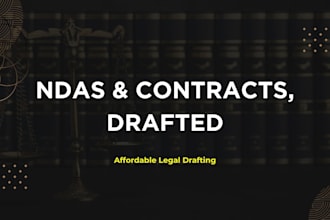 draft your nda, contract, or legal agreement