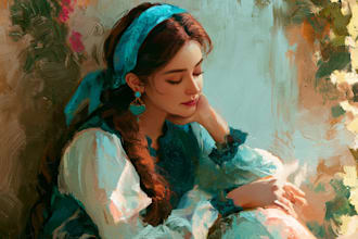 paint a replica of any painting in oil painting for you