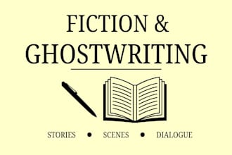 write engaging fiction, characters and dialogues