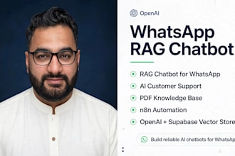 build a rag chatbot for your whatsapp number