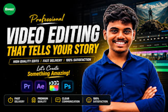 do a professional video editing and brand ads and weddings