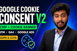 set upcookie consent v2 and cmp via google tag manager