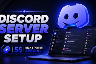 setup and design your professional discord server
