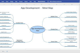 create process flow and workflow diagram in visio