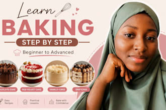 teach you how to bake cakes and pastries from scratch