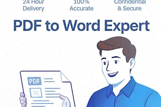 convert PDF to word document text to PDF fast service