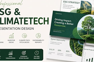 design esg,climatetech presentation decks