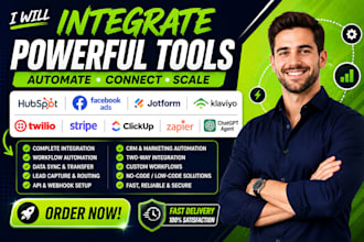 integrate hubspot facebook ads jotform klaviyo twilio stripe clickup chatgpt