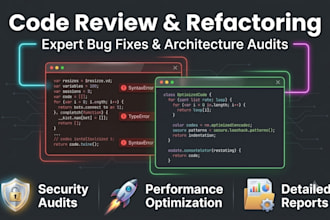 review, audit, and refactor your web application code