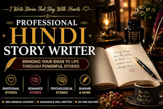 write original hindi short stories