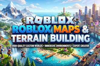 build custom roblox maps and terrains for your roblox game
