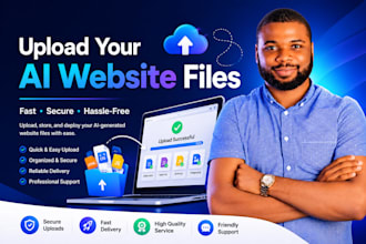 upload your ai website files