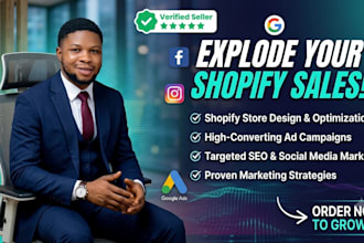 shopify sales guarantee marketing and shopify development dropshipping manager
