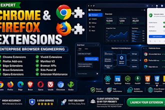 our agency develop browser automation web scraping chrome firefox edge extension
