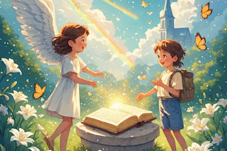 draw children story book illustration christian children storybook illustration