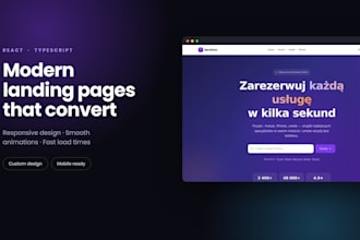 build a responsive website using react and typescript