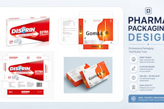 design pharmaceutical box, label and packaging