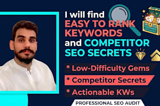 find easy to rank keywords and competitor SEO secrets