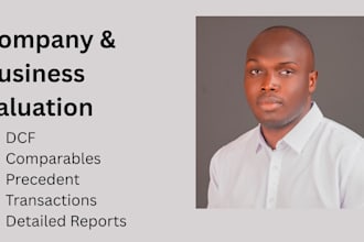 perform investor ready company and startup valuation