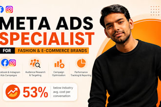 manage your meta ads for your fashion or ecommerce brand