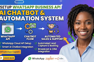 do whatsapp business API setup and whatsapp chatbot