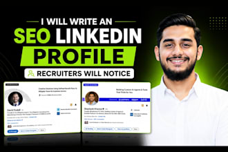 write an SEO linkedin profile recruiters will notice