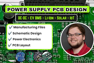 design power supply pcbs iot dc dc ev bms li ion solar charging smart devices