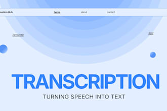transcribe your audio files