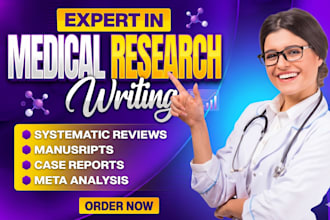 conduct meta analysis, case reports, literature, and systematic review