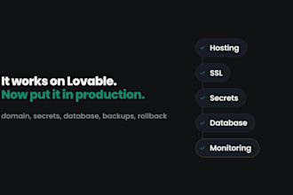 deploy your vibe coded app to production with monitoring and rollback