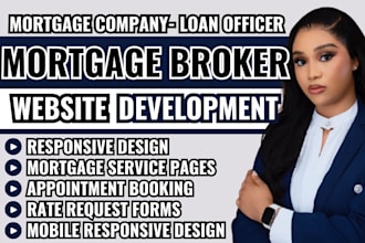 mortgage broker website, mortgage company website, loan officer, mortgag lender