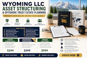 create wyoming llc asset structuring and offshore trust estate planning