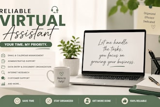be your executive virtual assistant and administrative support