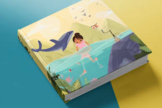 design children book cover,kids book illustration