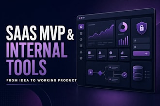 build your saas mvp or internal business web app