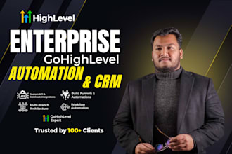be your gohighlevel CRM and automation expert