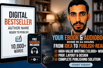 create high quality amazon kdp ebooks in 24 hours