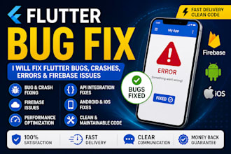 fix flutter bugs, firebase, API and app crashes