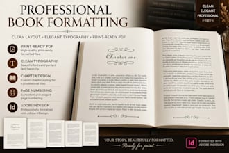 professionally format your book for print