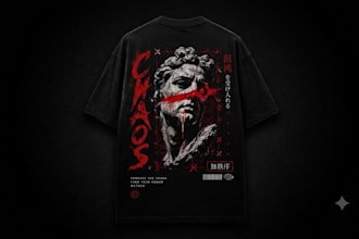 design modern tshirt design for you that will be eye catching