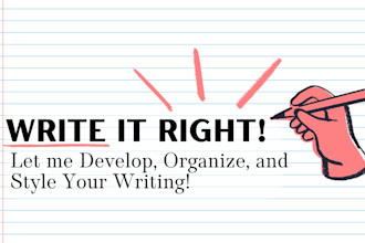 help through writing articles and essays