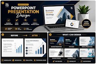 design a professional powerpoint presentation, pitch deck,or canva presentation