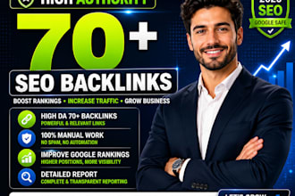 create powerful dr70 plus authority backlinks for SEO growth