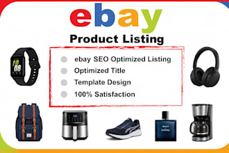 profitable ebay product hunting and optimize ebay listings