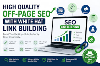 do high quality off page SEO with white hat link building