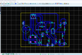 create pcb layouts in proteus