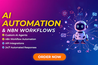 build custom n8n ai agents and automation workflows